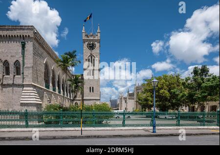 Parliament building of Bridgetown, Barbados. Stock Photo