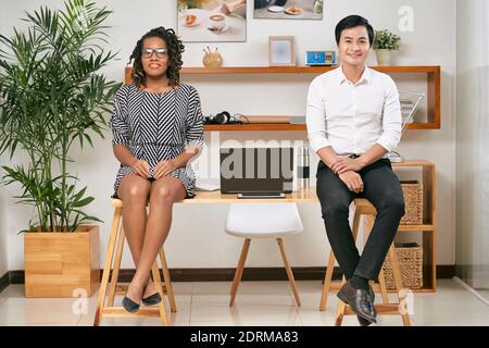 Positive business people Stock Photo