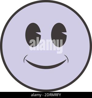 smile happy logo icon vector vector graphic concept design Stock Vector