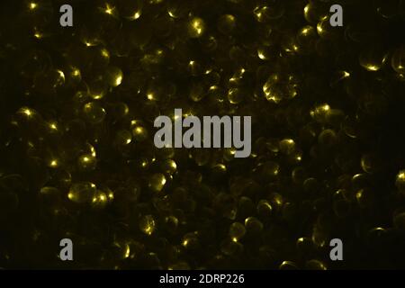 Yellow bokeh blurred abstract background.. Space for your text. Stock Photo