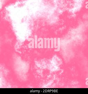 Pink watercolor paint stain, abstract background for design, chaotic gradient bright pink color Stock Photo