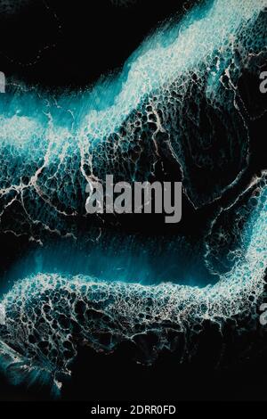 Abstract background imitating sea waves and water texture. Stock Photo