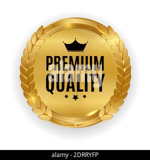 Top rated badge - award sticker Royalty Free Vector Image