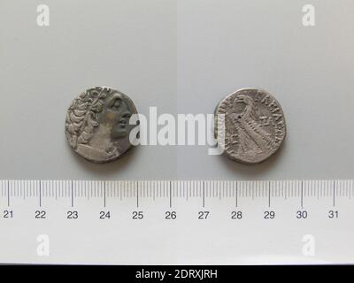 Tetradrachm of Ptolemy XIII Theos Philopator from Alexandria. Ruler ...