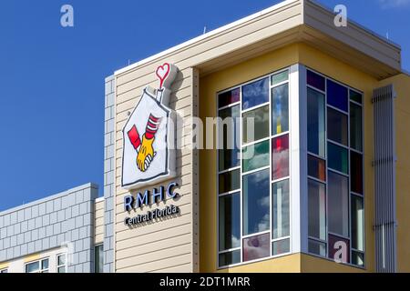 Ronald McDonald House Charities (RMHC) building in Orlando, Florida, USA. Stock Photo