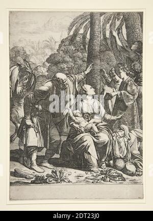 Jean Leclerc After Carlo Saraceni, Rest On The Flight Into Egypt, C ...