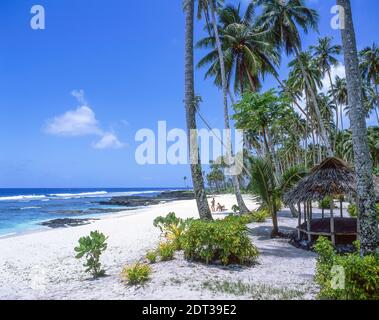 'Return to Paradise' Lefaga Beach, Upolu Island, Samoa Stock Photo