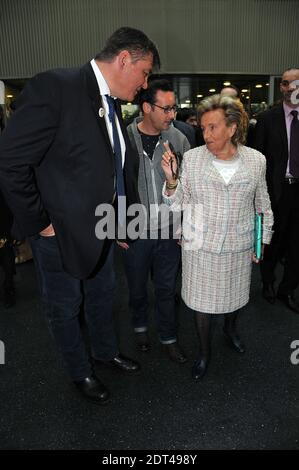 Bernadette Chirac and David Douillet attending the launch of the 25th Pieces Jaunes charity at the Hopital Necker in Paris, France, January 8, 2014. Photo by Thierry Plessis/ABACAPRESS.COM Stock Photo