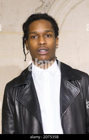 ASAP Rocky attending Dior's Fall-Winter 2014/2015 men's collection  presentation held at Tennis Club in Paris, France, on January 18, 2014.  Photo by Alban Wyters/ABACAPRESS.COM Stock Photo - Alamy