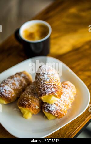 Close up of Canoli Stock Photo