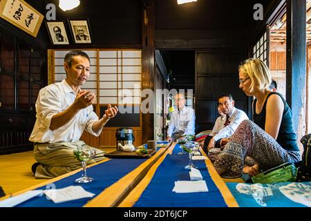 Tasting-Ceremony of Green Tea in Shizuoka, Japan
