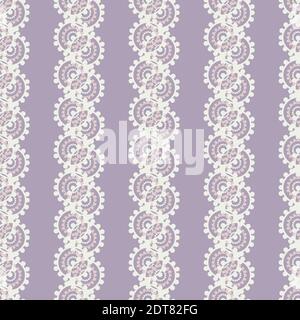 stripes in pastel purple seamless vector pattern Stock Vector