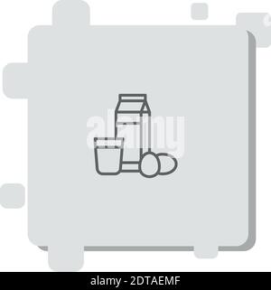 diet food vector icon modern simple vector illustration Stock Vector