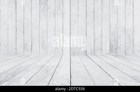 White wood texture background Stock Photo