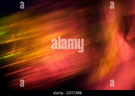 Abstract red and orange lights Stock Photo