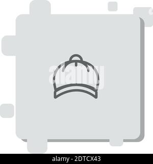 baby hat vector icon modern simple vector illustration Stock Vector