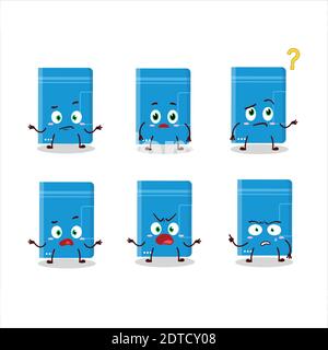 Cartoon character of power bank with what expression. Vector illustration Stock Vector