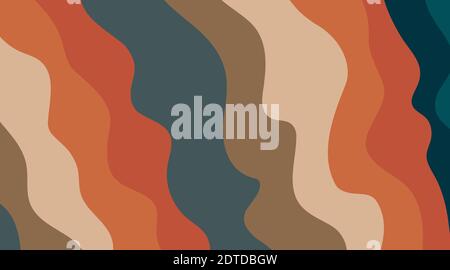 Abstract background of colorful ornaments. Colorful background with curved lines. design vector illustration Stock Vector