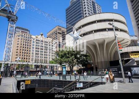 MLC centre office buildings in Martin place Sydney city centre summers day,NSW,Australia Stock Photo