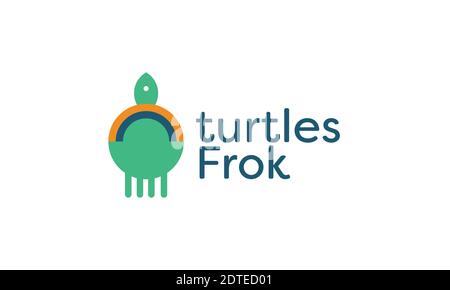 Turtle logo design and vector template. Stock Vector