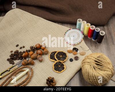 Background for text objects and for handmade crafts Stock Photo