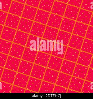 An abstract neon grid background image. Stock Vector