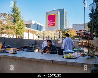 Los Angeles, JAN 18, 2013 - Food court of Health Sciences Campus
