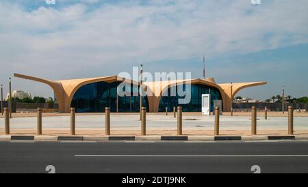 Doha Qatar Outdoor Lobby Al Bidda Metro Station Stock Photo Alamy