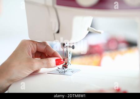 Detailed picture of female hand Stock Photo