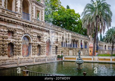 Royal Alcázar of Seville, Spain Stock Photo