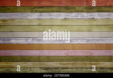 Background image with colorful bright horizontal stripes Stock Photo