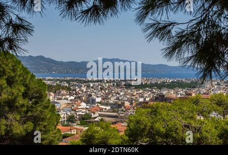 View of the City Kalamata, Peloponnese, Greece Stock Photo