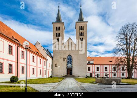 Premonstratensian Monastery From 12th Century And The Romanesque Church 