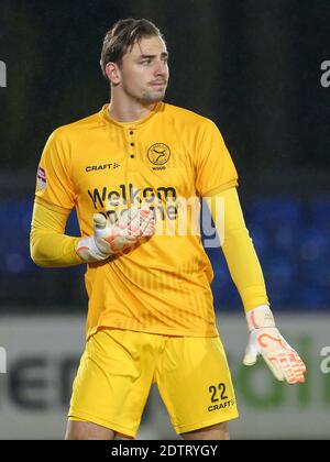 Almere Netherlands December Goalkeeper Mickey Van Der Hart Of Sc Heerenveen Gestures