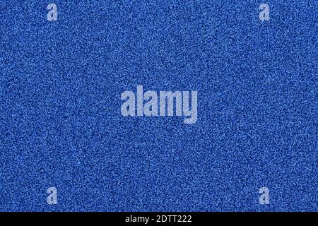 close up of blue football artificial turf texture and background Stock Photo