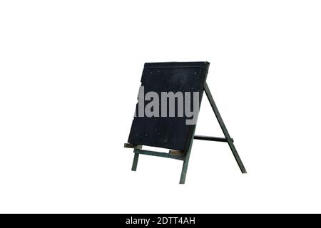 black arrow rubber board on white background Stock Photo