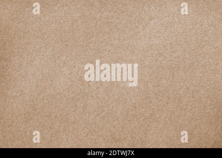Beige textured cardboard close up. Macro texture and background Stock Photo