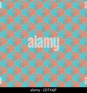 Pattern with circles. Dots seamless pattern for wallpaper, wrapping paper Stock Vector