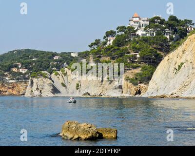 Côte Bleue,West of Marseille Stock Photo