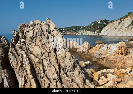 Côte Bleue,West of Marseille Stock Photo