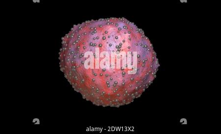 3d rendering of bacteriophages that infect and destroy bacteria Stock ...