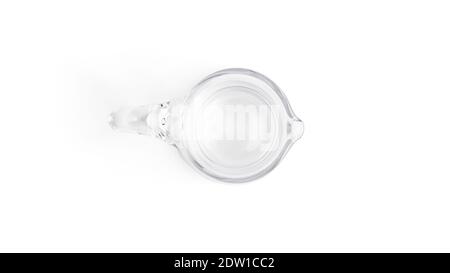 Empty oil jar isolated on white background. High quality photo Stock Photo
