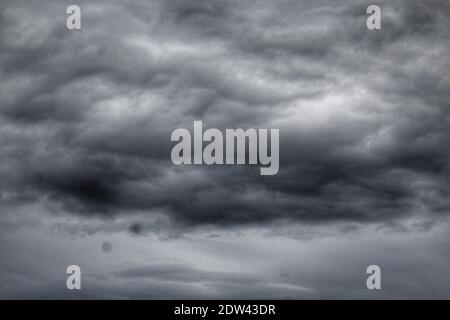 gray clouds edited for background and textures Stock Photo