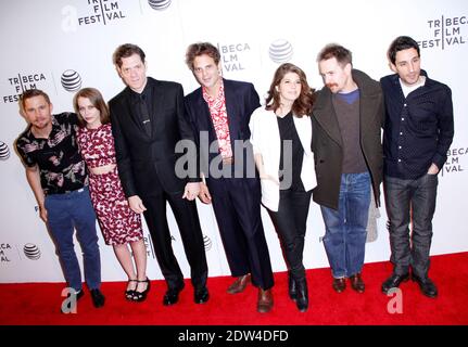 Brian Geraghty, Isabelle McNally, Benjamin Wood, Ivan Martin, Marisa Tomei, Sam Rockwell and Michael Godere attend the 'Loitering With Intent' Tribeca Film Festival premiere at the SVA Theater in New York City, NY, USA, on April 18, 2014. Photo by Donna Ward/ABACAPRESS.COM Stock Photo