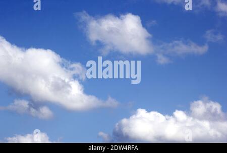 cloudy blue sky in the afternoon Stock Photo