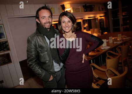 Alexis Tregarot and Alexia Laroche-Joubert attending a party to celebrate Sandra Zeitoun?s birthday held at the ''Ma cocotte' in St-Ouen near Paris, France on May 07, 2014. Photo by Jerome Domine/ABACAPRESS.COM Stock Photo