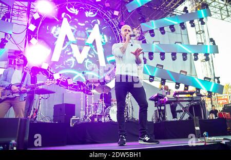 Adam Levine of Maroon 5 performs onstage during 102.7 KIIS FM's 2014 Wango Tango at StubHub Center in Los Angeles, CA, USA on May 10, 2014. Photo by Lionel Hahn/ABACAPRESS.COM Stock Photo