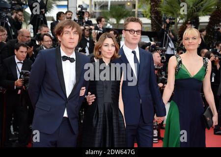 Cannes, France. 17th May, 2014. Director Sofia Coppola and husband