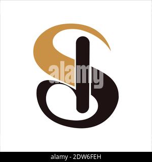 Initial letter ds logo or sd logo vector design template Stock Vector
