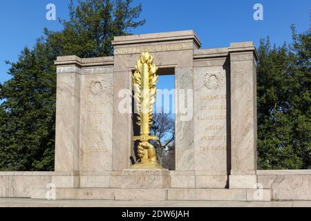 Second Division Memorial in President's Park in Washington, DC, United States. Stock Photo